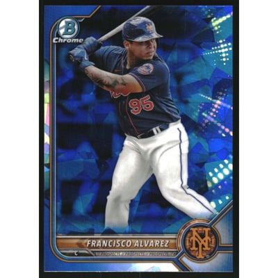 2022 Bowman Chrome Sapphire Prospects #BCP184 Francisco Alvarez
