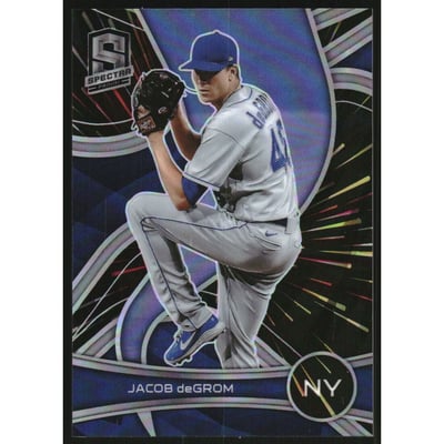2022 Panini Chronicles Spectra Hyper #62 Jacob deGrom