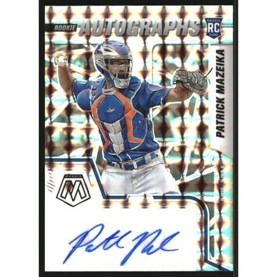 2022 Panini Mosaic Rookie Autographs Mosaic #34 Patrick Mazeika