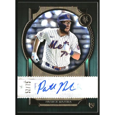 2022 Topps Five Star Autographs Aqua #FSAPMA Patrick Mazeika