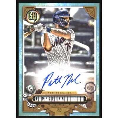 2022 Topps Gypsy Queen Autographs Blue #GQAPM Patrick Mazeika