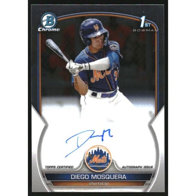 2023 Bowman Chrome Prospect Autographs #CPADM Diego Mosquera