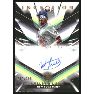 2023 Bowman Inception Autographs #BPAWL William Lugo/399