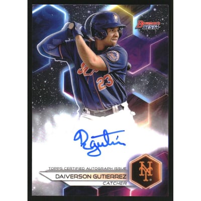 2023 Bowman's Best Best of '23 Autographs #B23DG Daiverson Gutierrez