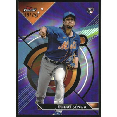 2023 Finest Purple Refractors #74 Kodai Senga