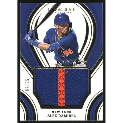 2023 Immaculate Collection Prime Rookies Materials #37 Alex Ramirez