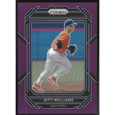 2023 Panini Prizm Prizms Purple #31 Jett Williams
