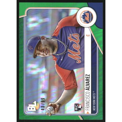 2023 Topps Big League Wrapper Redemption Green Foil #WR49 Francisco Alvarez