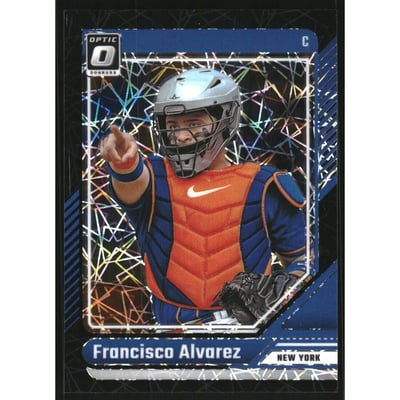 2024 Donruss Optic Black Velocity #58 Francisco Alvarez