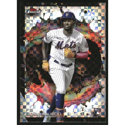 2024 Finest Checkerboard Refractors #236 Ronny Mauricio