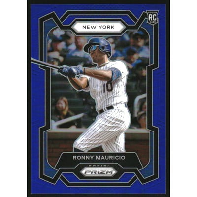 2024 Panini Prizm Prizms Blue #209 Ronny Mauricio