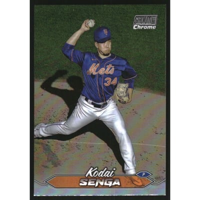 2024 Stadium Club Chrome Refractors #112 Kodai Senga