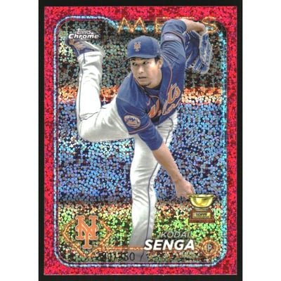 2024 Topps Chrome Magenta Speckle Refractors #31 Kodai Senga