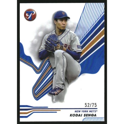 2024 Topps Pristine Blue Refractors #155 Kodai Senga