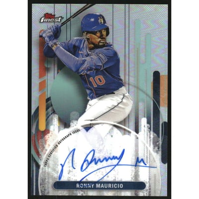 2025 Finest Autographs Refractors #FARM Ronny Mauricio