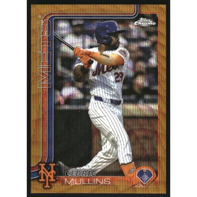 2025 Topps Chrome Update Gold Wave Refractors #USC40 Cedric Mullins