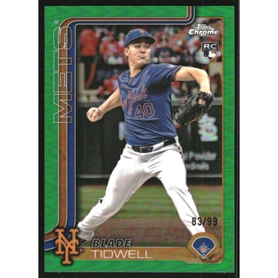 2025 Topps Chrome Update Green Refractors #USC14 Blade Tidwell