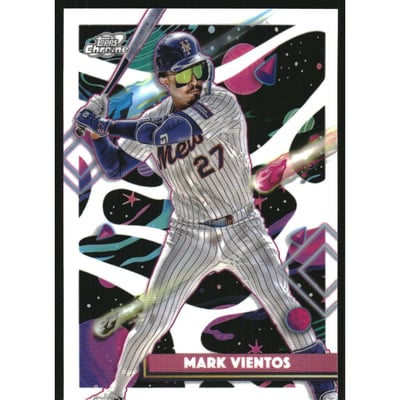 2025 Topps Cosmic Chrome White Hole Refractors #36 Mark Vientos