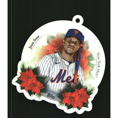 2025 Topps Holiday Oversized Die Cut Ornaments #OO11 Juan Soto