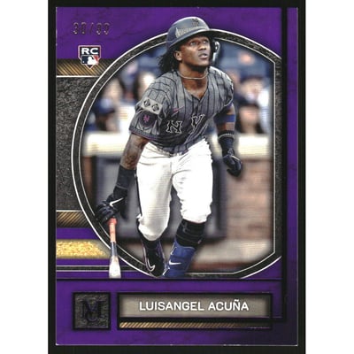 2025 Topps Museum Collection Amethyst #3 Luisangel Acuna
