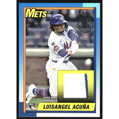 2025 Topps Update '90 Topps Relics #90RULA Luisangel Acuna