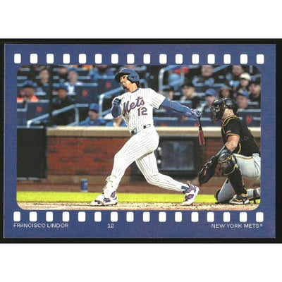 2026 Topps Heritage Ready and Action #RAFL Francisco Lindor