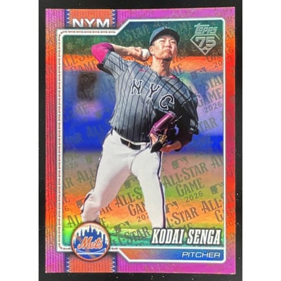 2026 Topps Series 2 All-Star Game Red Foil #667 Kodai Senga /5