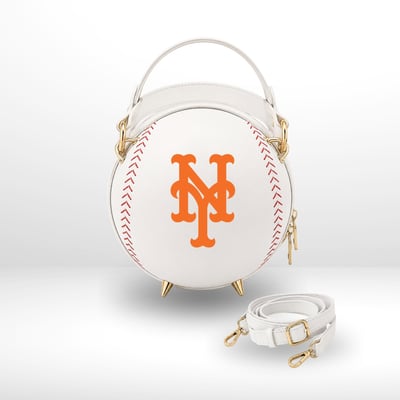 New York Mets by Jill Martin Baseball Crossbody Fan Bag