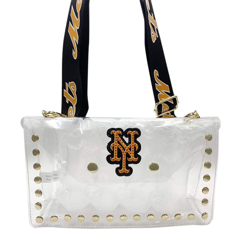 New York Mets Cuce Crystal Clear Envelope Crossbody Bag
