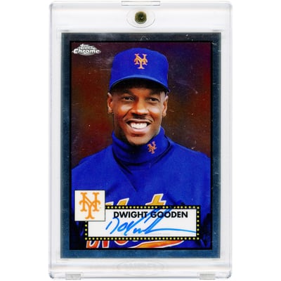 Dwight Gooden New York Mets Autographed 2021 Topps Chrome Platinum Anniversary Edition #PA-DG Card