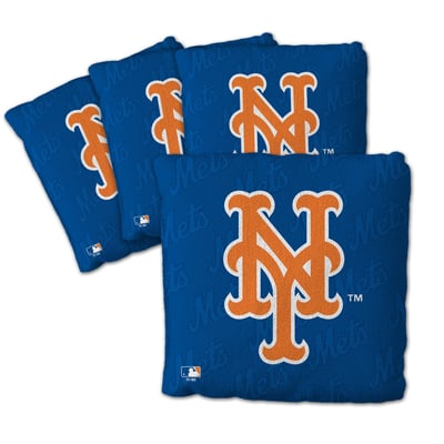 New York Mets Fanpoint Four-Piece Cornhole Bag Set