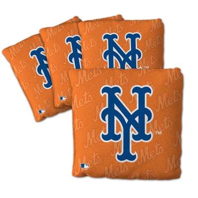 New York Mets Fanpoint Four-Piece Cornhole Bag Set
