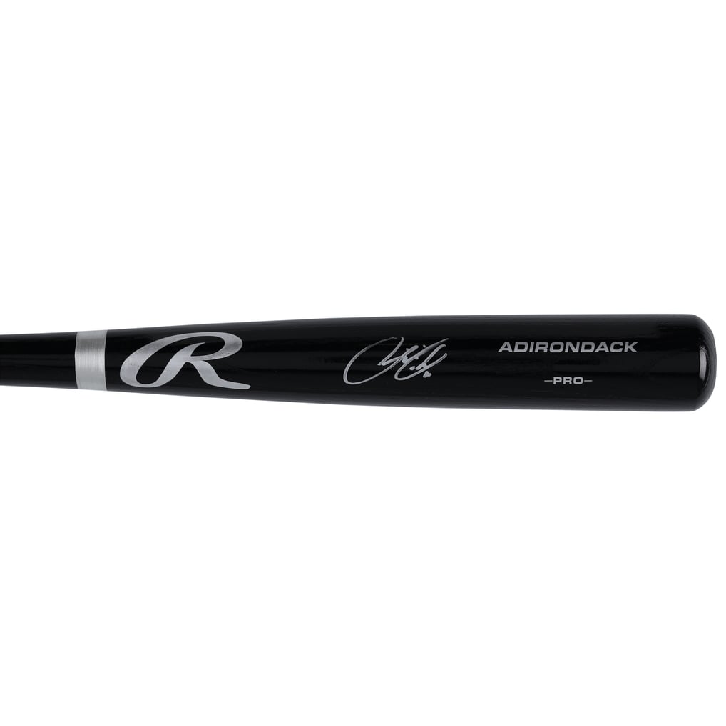 Francisco Lindor New York Mets Autographed Fanatics Authentic Black Rawlings Pro Bat  