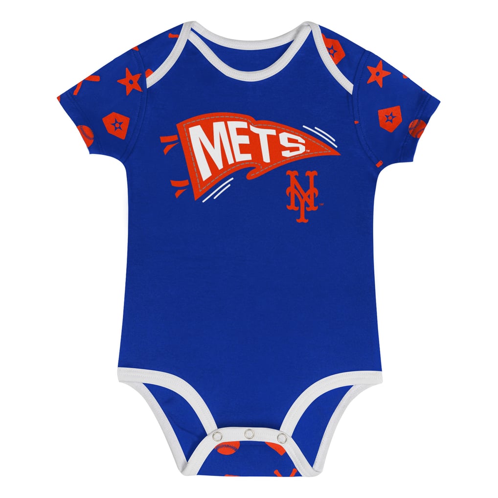  New York Mets Infant On Deck 2-Piece Diaper Cover Set - Blue