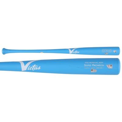 Juan Soto New York Mets Fanatics Authentic Player-Issued Blue Victus Bat from the 2026 MLB Season - NF70457293