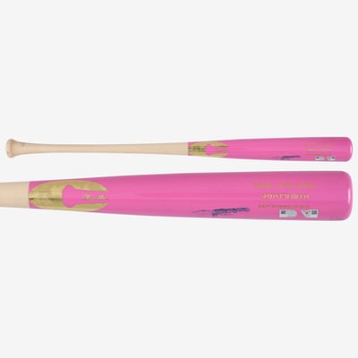 Juan Soto New York Mets Fanatics Authentic Player-Issued Pink and Tan Chandler Bat from the 2026 MLB Season - NF70457300