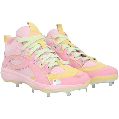 Juan Soto New York Mets Fanatics Authentic Player-Issued Pink Under Armour Cleats from the 2026 MLB Season NF70457301-02