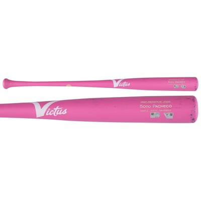 Juan Soto New York Mets Fanatics Authentic Player-Issued Pink Victus Bat from the 2026 MLB Season - NF70457296
