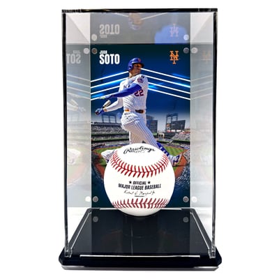 Juan Soto New York Mets Fanatics Authentic Tall Baseball Display Case with Image