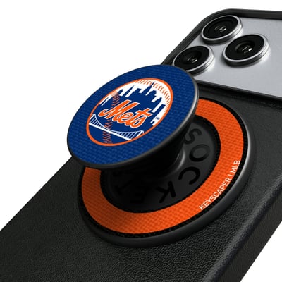 New York Mets Keyscaper PopSockets Magnetic Phone Grip & Stand