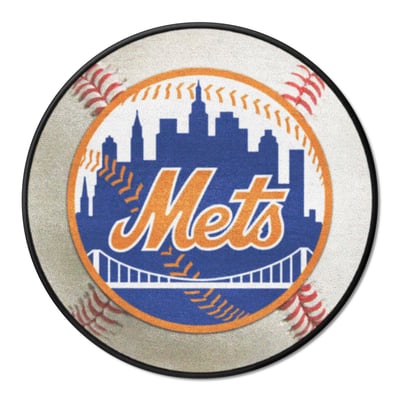 New York Mets Logo Brands 27" Diameter Baseball Mat
