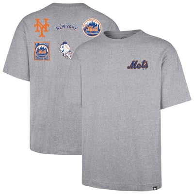 New York Mets '47 Cooperstown Collection History Lock Foundation T-Shirt - Heather Gray