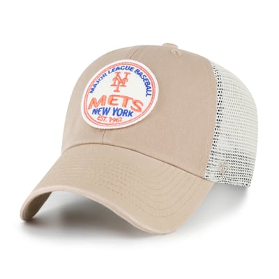  New York Mets '47 Clean Up Adjustable Hat - Khaki