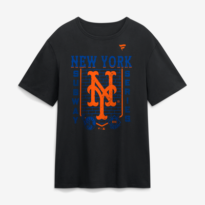 New York Mets Subway Series T-Shirt - Black