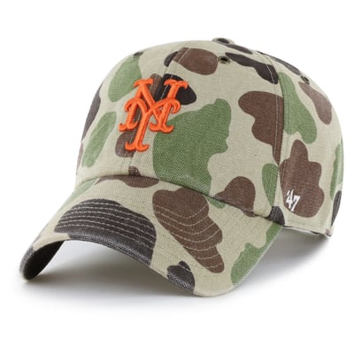 New York Mets Carhartt x '47 Duck Clean Up Adjustable Hat - Camo
