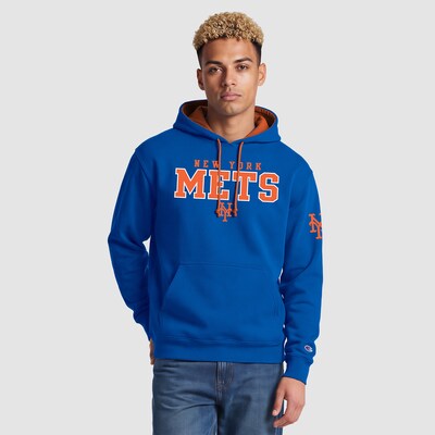  New York Mets Champion Volume Fleece Hoodie - Royal