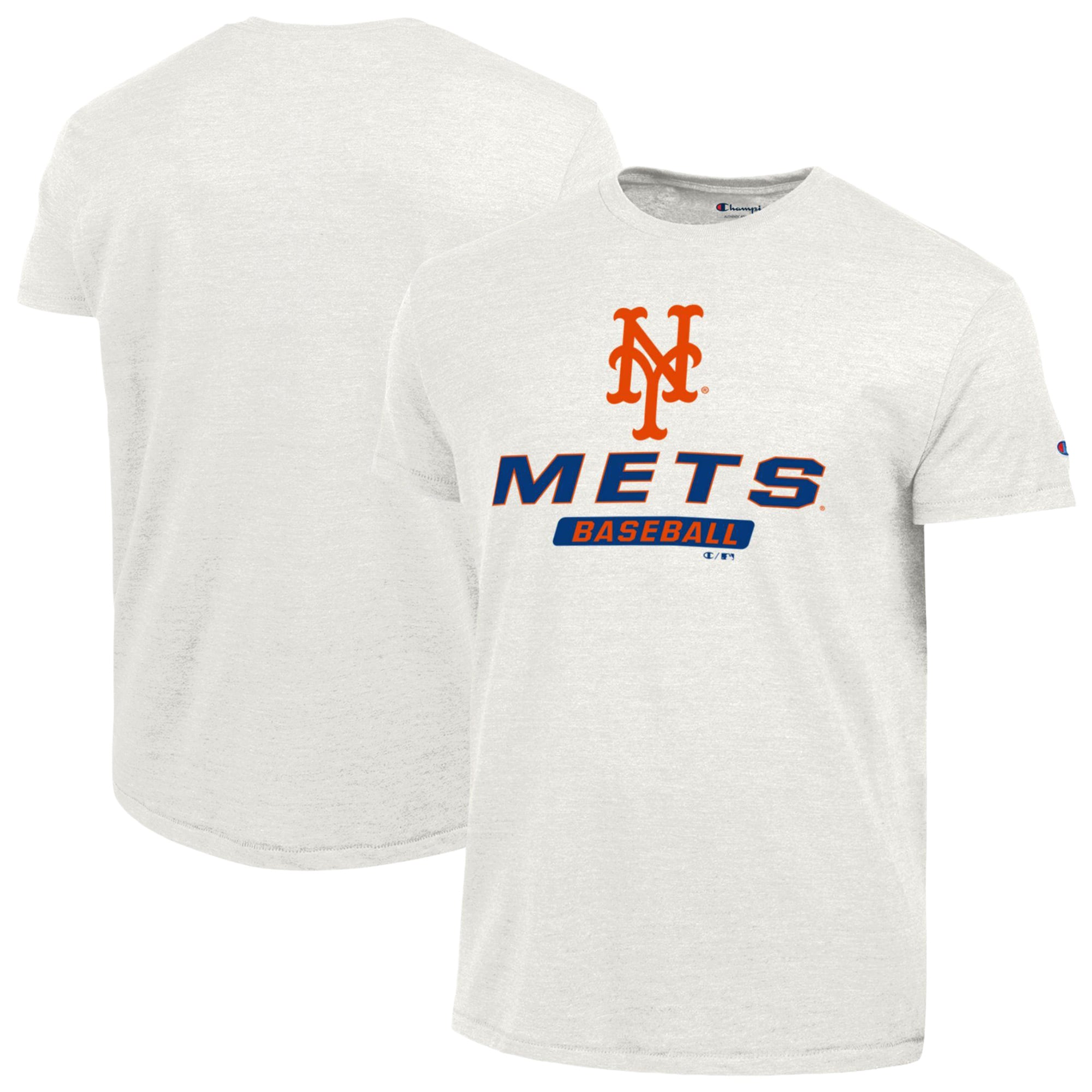 Champion New York Mets White Ultimate Tri-blend T-Shirt