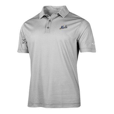 New York Mets Columbia Crosscurrent Polo - Gray