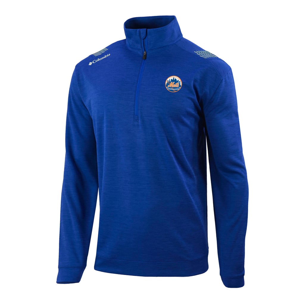  New York Mets Columbia Omni-Wick Oakland Downs Quarter-Zip Pullover - Royal