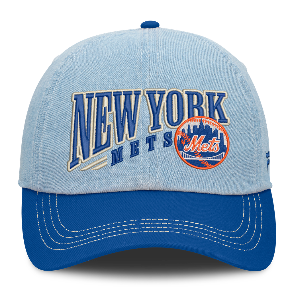  New York Mets Fanatics Retire Adjustable Hat - Denim
